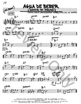 Agua de Beber (Water to Drink) piano sheet music cover